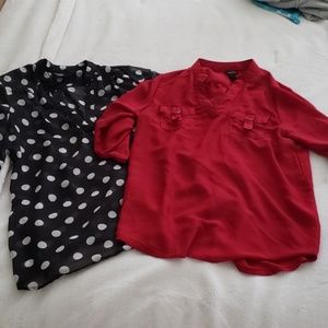 2 Sheer Tops